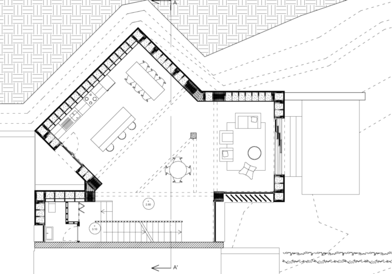 field house - plan RDC