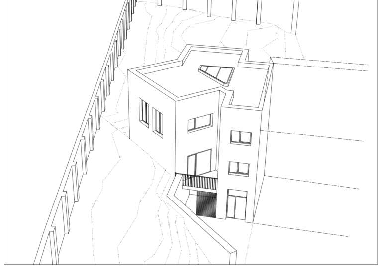 field house - axonométrie