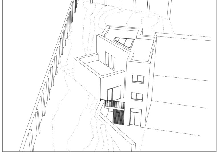 field house - axonométrie